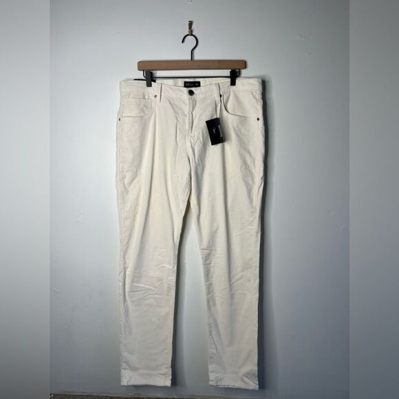 Rye 51 Hamilton R51 Cord - Stretch Comfort Corduroy 5-Pocket - Ivory | size 38 - Picture 8 of 13